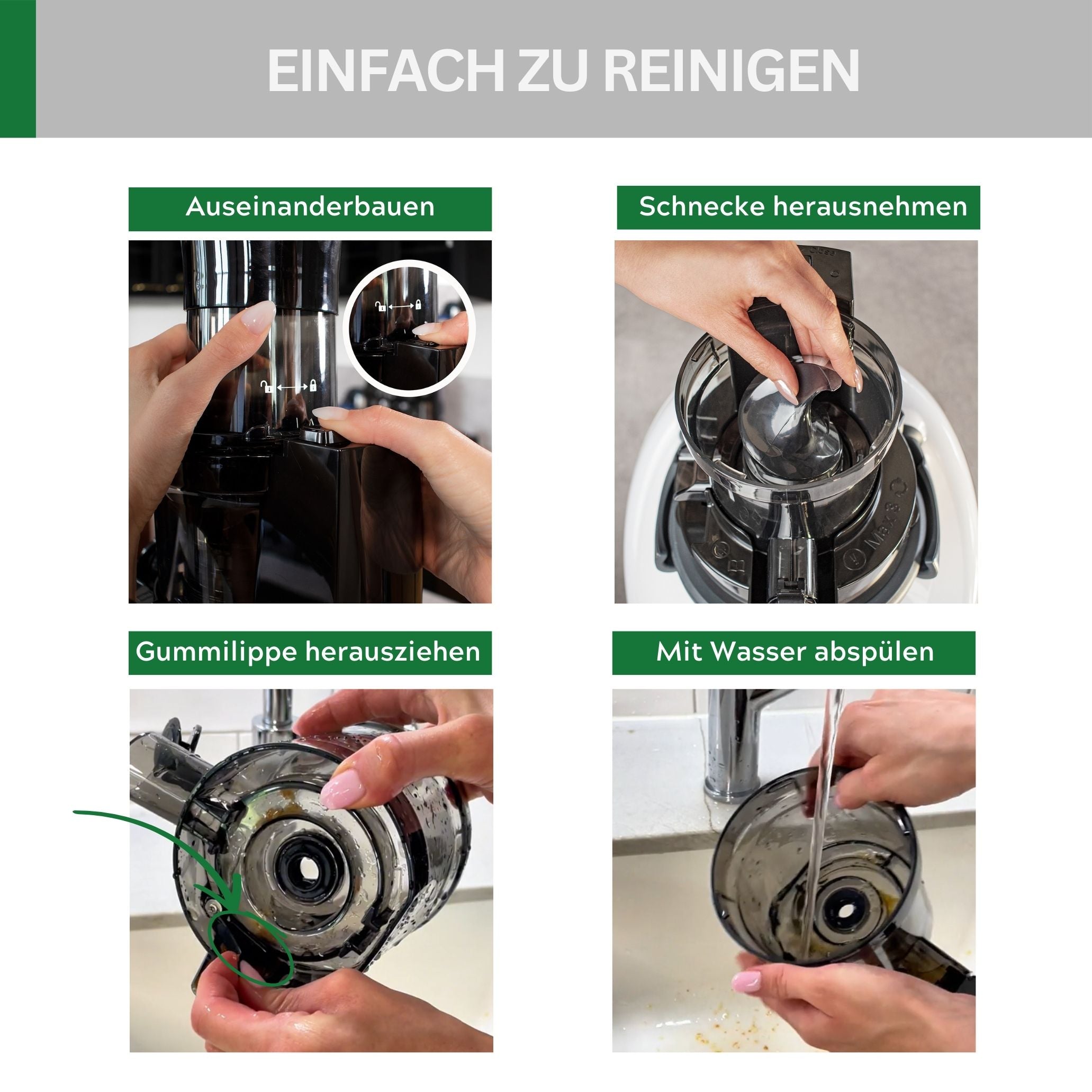 SaftPRO - der Slowjuicer / Entsafter passend für deinen Thermomix TM5, TM6 und TM7