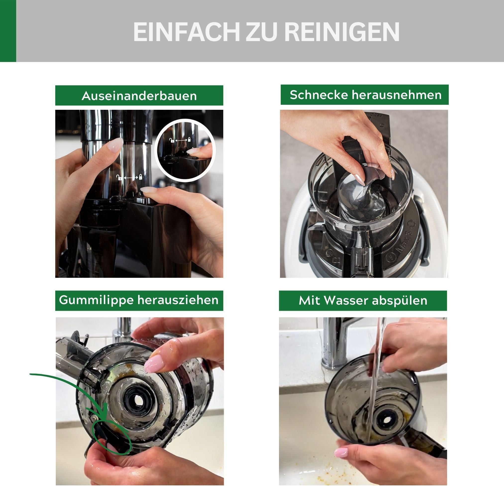 SaftPRO - der Slowjuicer / Entsafter passend für deinen Thermomix TM5, TM6 und TM7