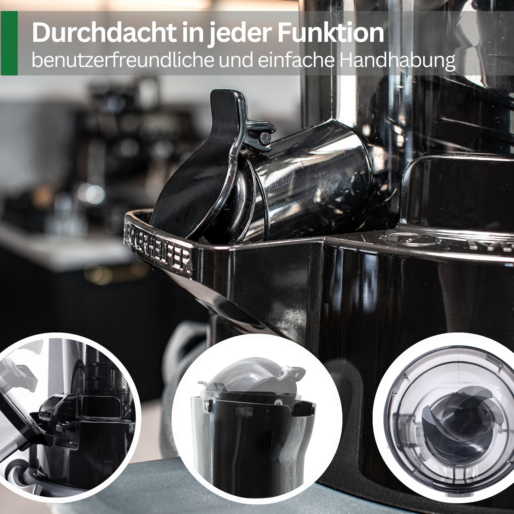 SaftPRO - wolnoobrotowa wyciskarka do soków odpowiednia do urządzeń Thermomix TM5 i TM6
