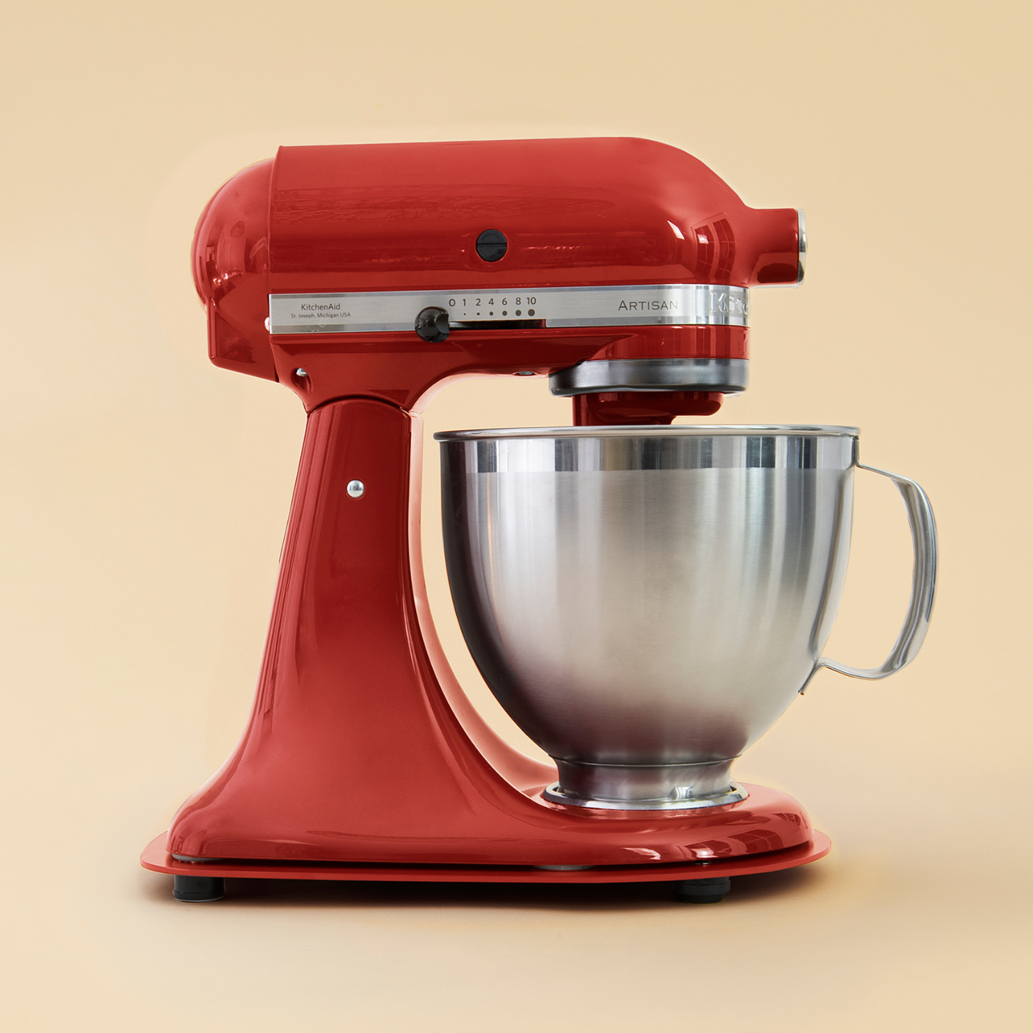 B-Ware: Gleitbrett für die KitchenAid® Küchenmaschine in rot