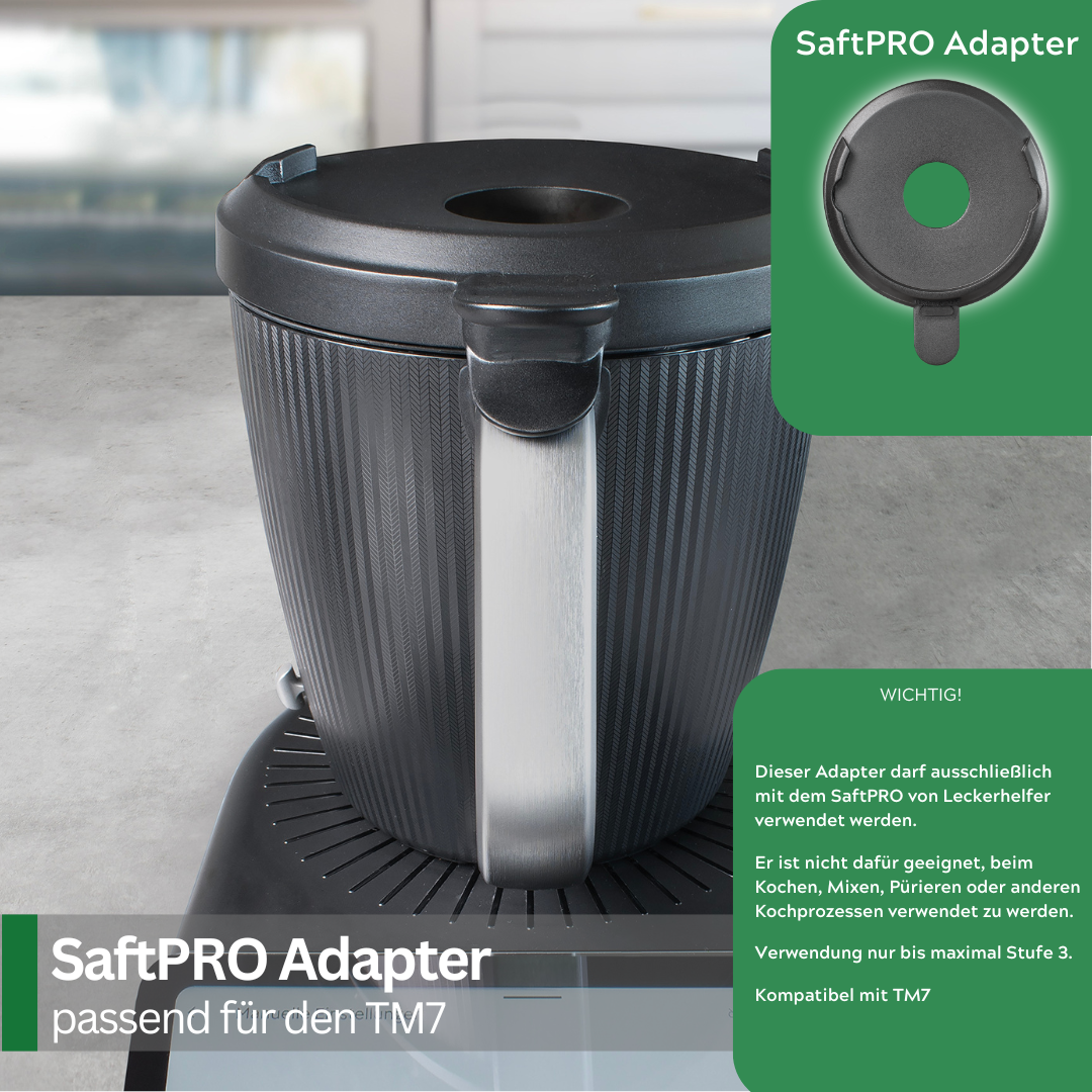 SaftPRO - der Slowjuicer / Entsafter passend für deinen Thermomix TM5, TM6 und TM7