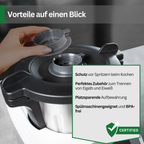 SplashPRO - Spritzschutz und Eigelbtrenner passend für den Monsieur Cuisine