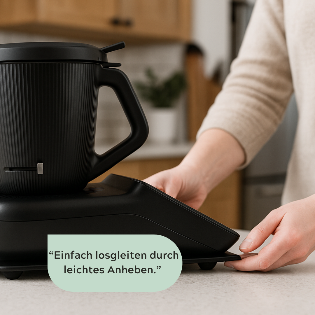 Gleitbrett passend für den Thermomix TM7 in schwarz