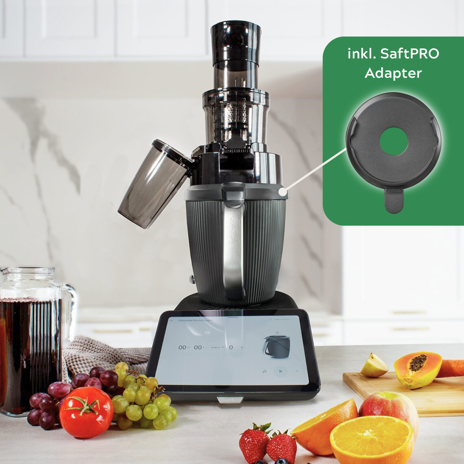 SaftPRO - der Slowjuicer / Entsafter passend für deinen Thermomix TM5, TM6 und TM7