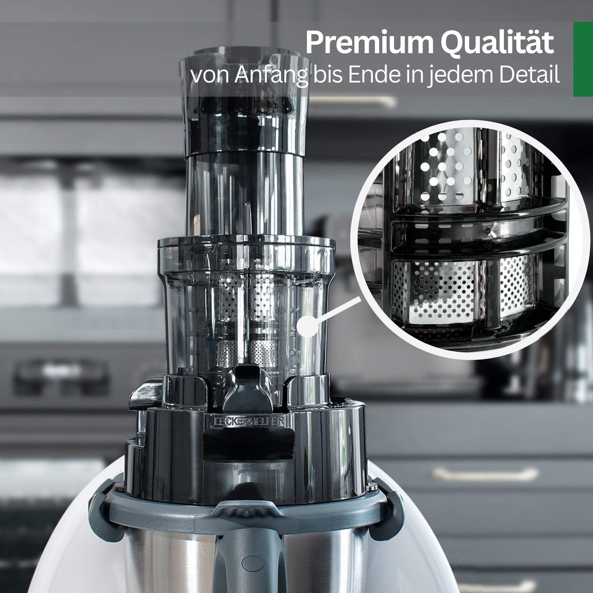 SaftPRO - wolnoobrotowa wyciskarka do soków odpowiednia do urządzeń Thermomix TM5 i TM6