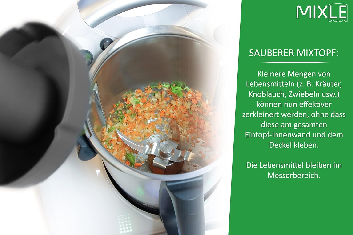 mixle® Mixraumteiler für Thermomix TM7, TM6, TM5