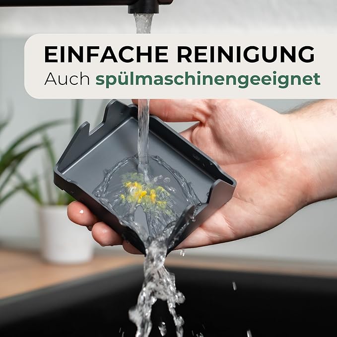 STERNEKOCH Deckelhalter mit Abtropfschale für Thermomix TM6, TM5 & Monsieur Cuisine Compact