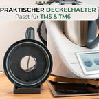 STERNEKOCH Deckelhalter mit Abtropfschale für Thermomix TM6, TM5 & Monsieur Cuisine Compact