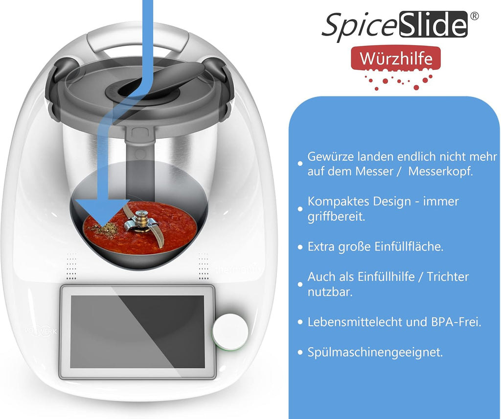 SpiceSlide Gewürzrutsche für Thermomix TM6, TM5, TM31