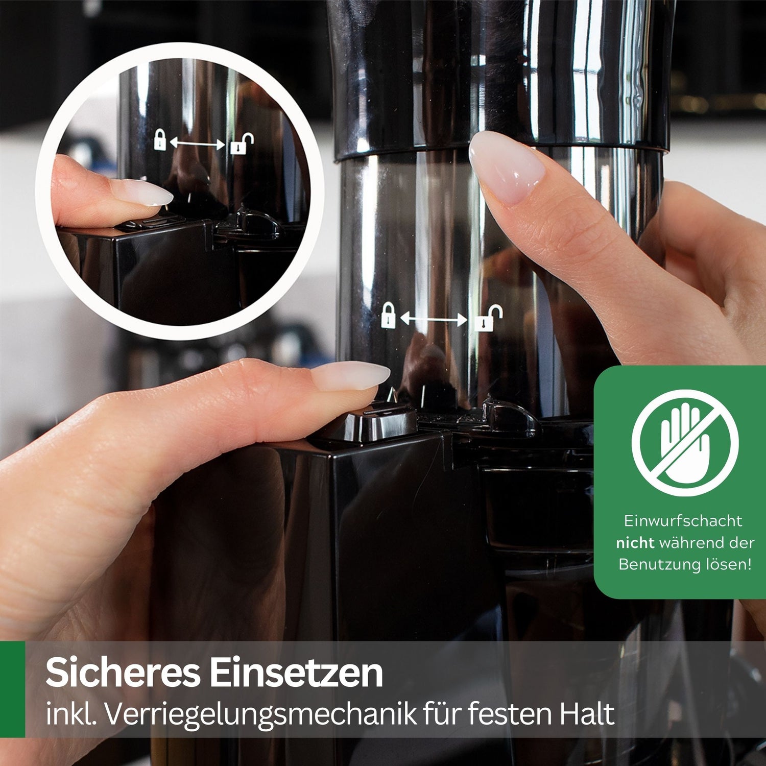 SaftPRO - wolnoobrotowa wyciskarka do soków odpowiednia do urządzeń Thermomix TM5 i TM6