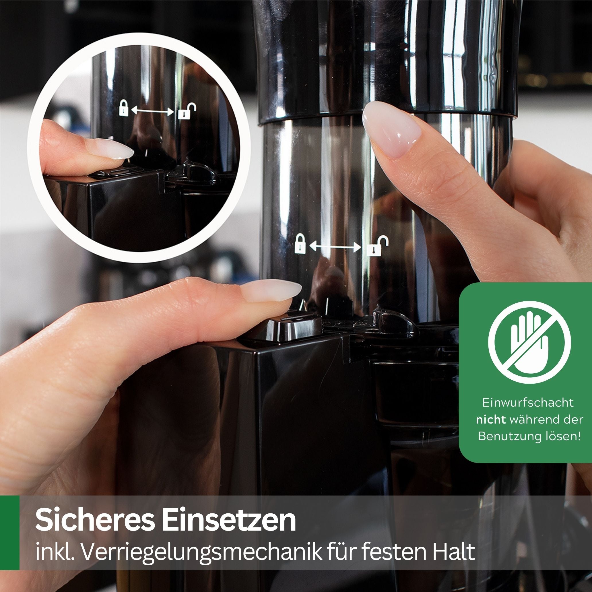 SaftPRO - wolnoobrotowa wyciskarka do soków odpowiednia do urządzeń Thermomix TM5 i TM6