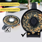 STERNEKOCH Deckelhalter mit Abtropfschale für Thermomix TM6, TM5 & Monsieur Cuisine Compact