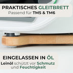 STERNEKOCH Gleitbrett aus Buchenholz für Thermomix TM6, TM5