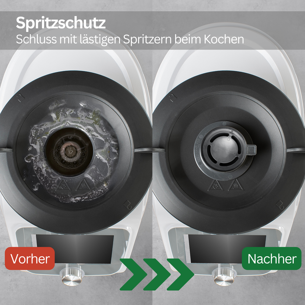 SplashPRO - Spritzschutz und Eigelbtrenner passend für den Monsieur Cuisine