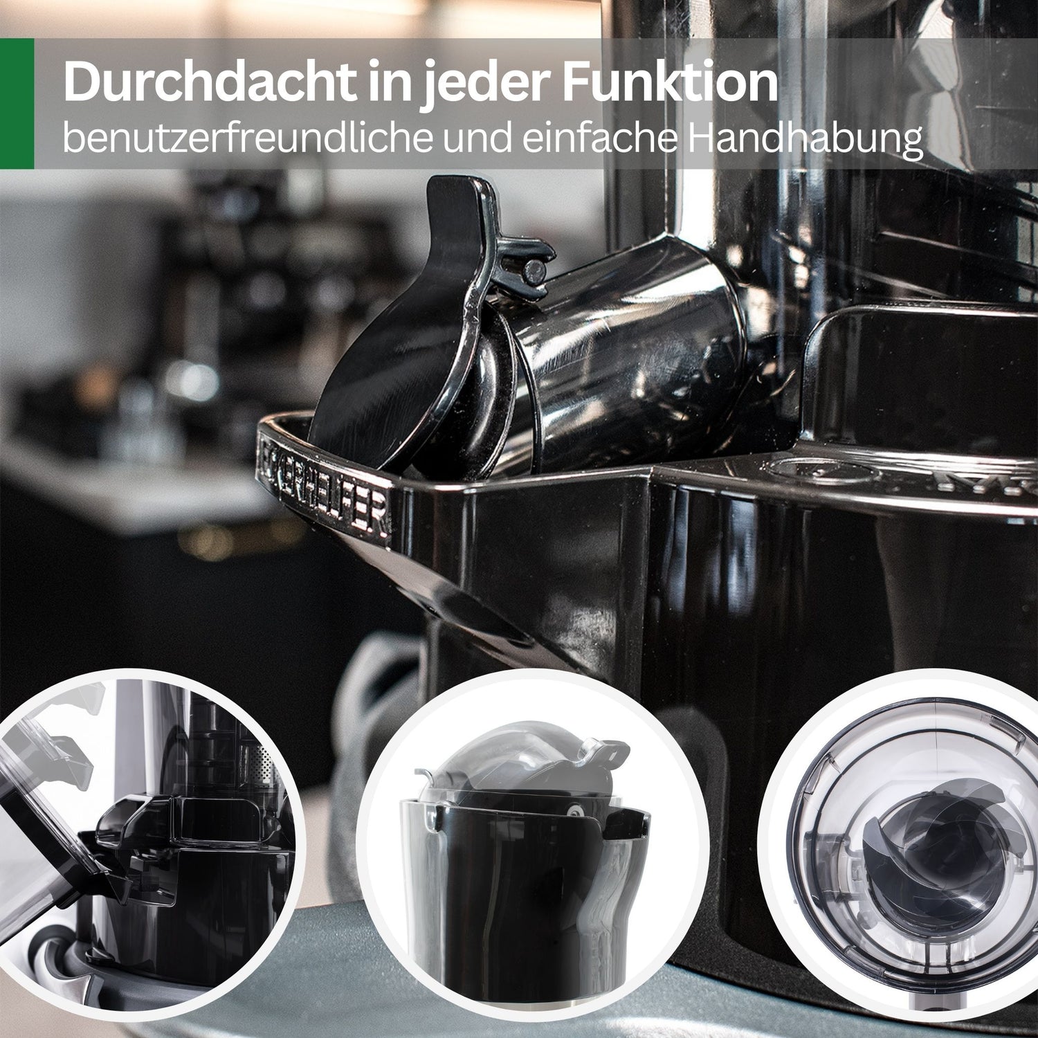 SaftPRO - wolnoobrotowa wyciskarka do soków odpowiednia do urządzeń Thermomix TM5 i TM6