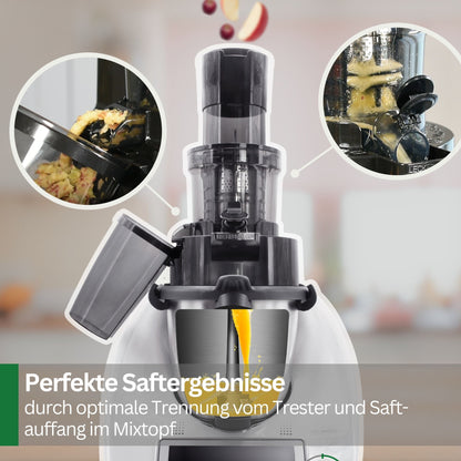 SaftPRO - wolnoobrotowa wyciskarka do soków odpowiednia do urządzeń Thermomix TM5 i TM6