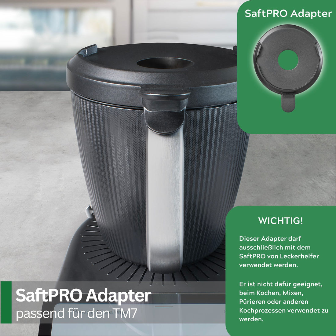 SaftPro Adapter - passend für den TM7 - Umsteiger-Set