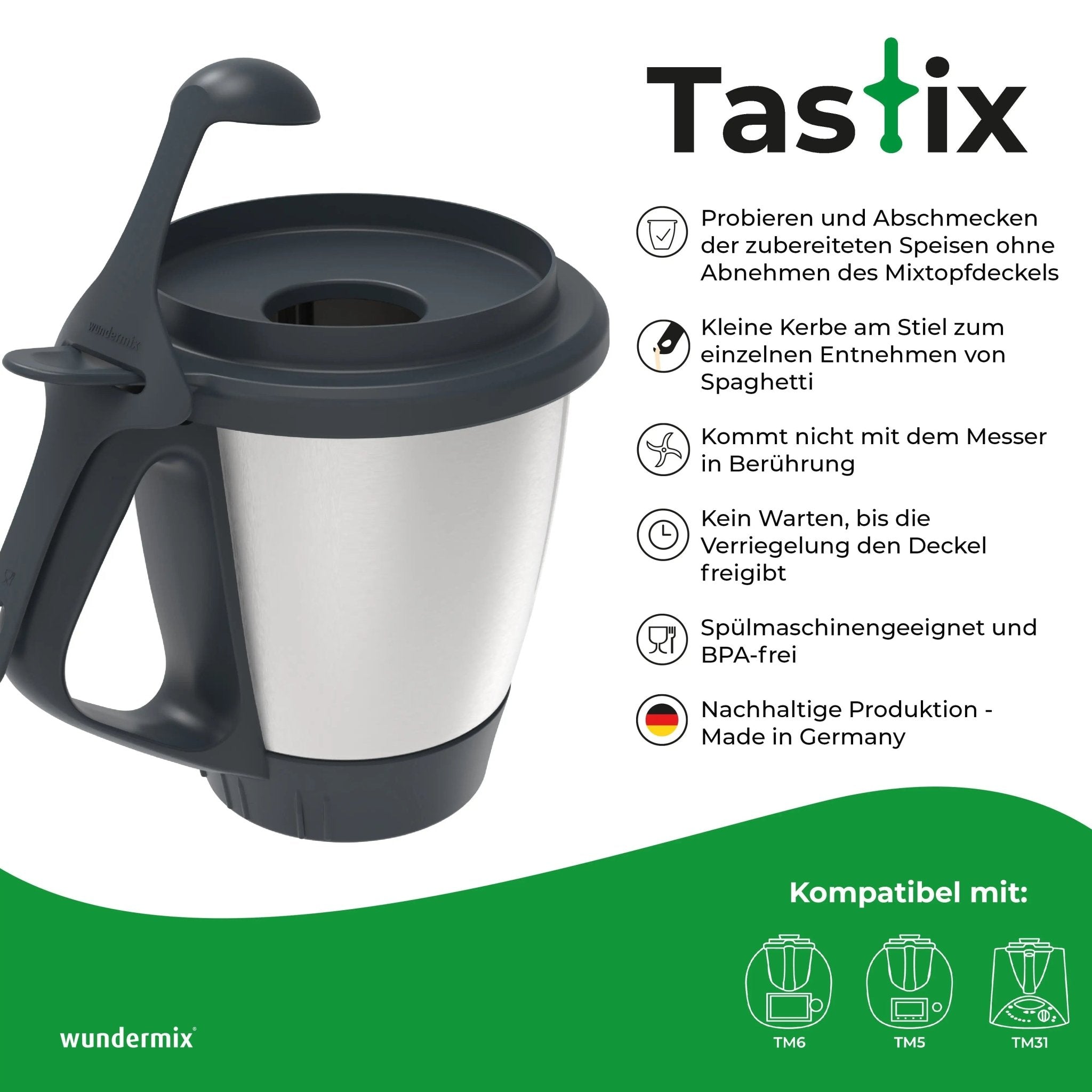 Tastix® Probierlöffel für Thermomix TM6, TM5, TM31