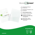 WunderScreen® Hybrid-Glas Displayschutz für Monsieur Cuisine
