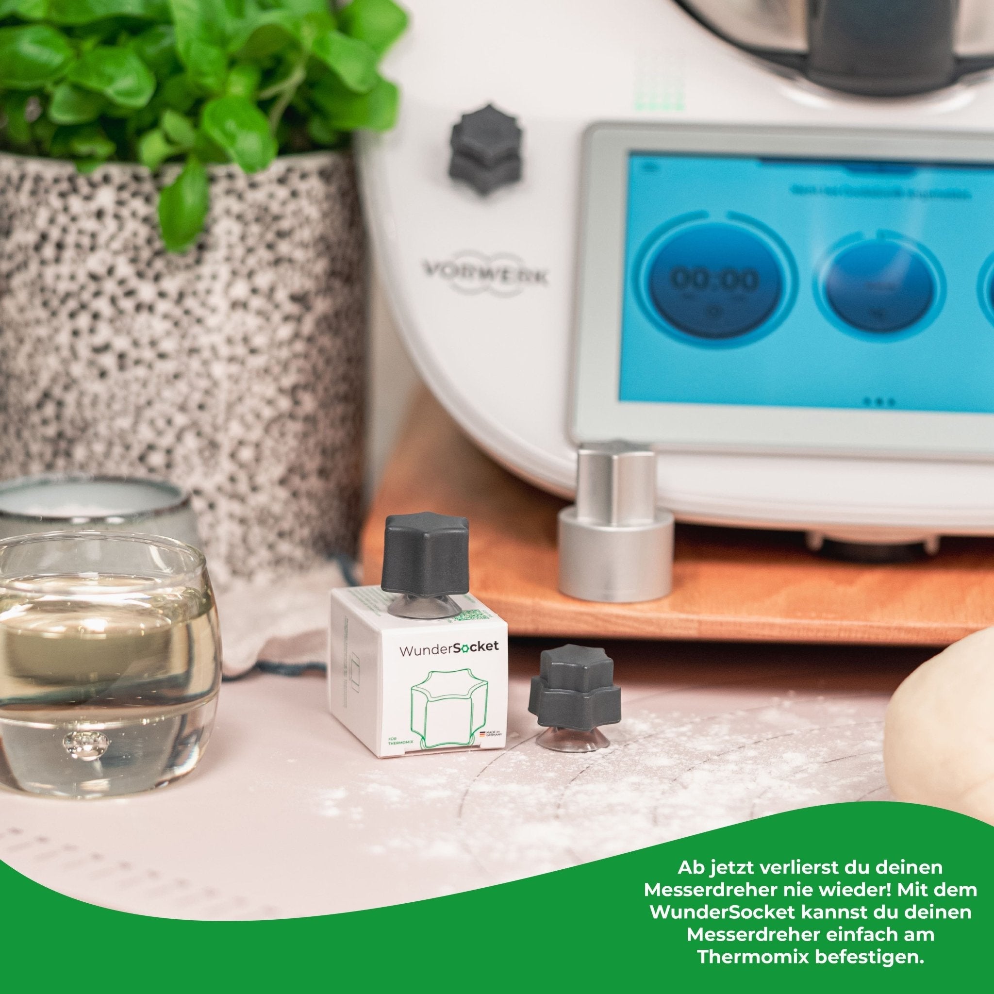 WunderSocket® Teiglöser-Halterung für Thermomix TM6, TM5