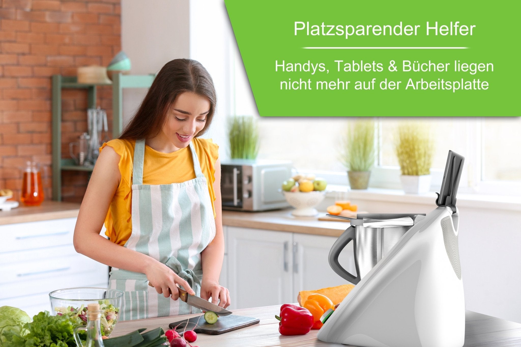 mixview® Kochbuchhalter für Thermomix TM6, TM5