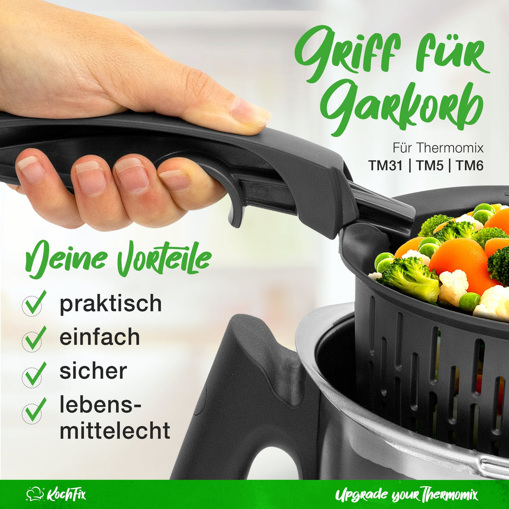 KochFix Garkorb-Griff für Thermomix TM7, TM6, TM5, TM31