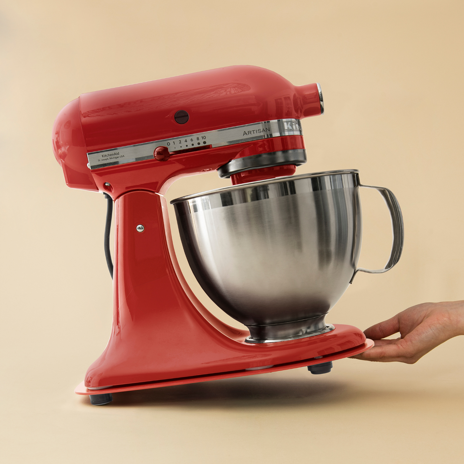 B-stock: sliding board for the KitchenAid® food processor in red