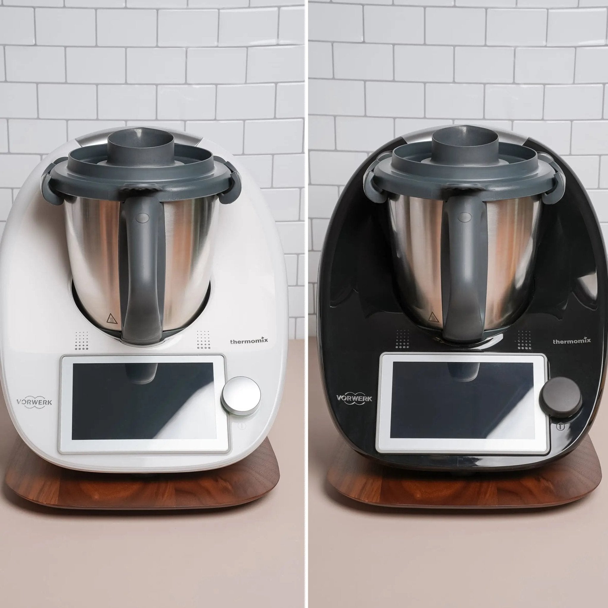 KitchenSlider® H V3 Echtholz Premium-Gleitbrett für Thermomix TM6, TM5