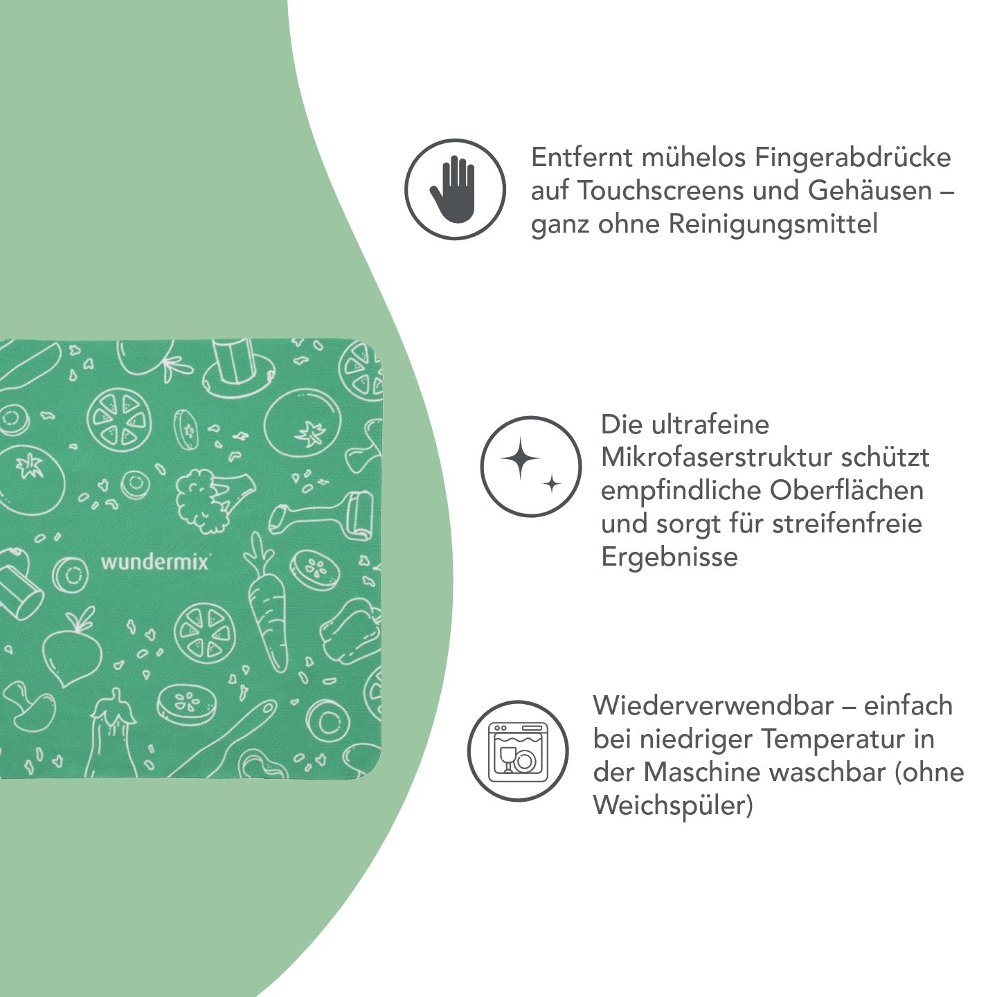 WunderScreen® Mikrofasertuch für Displays