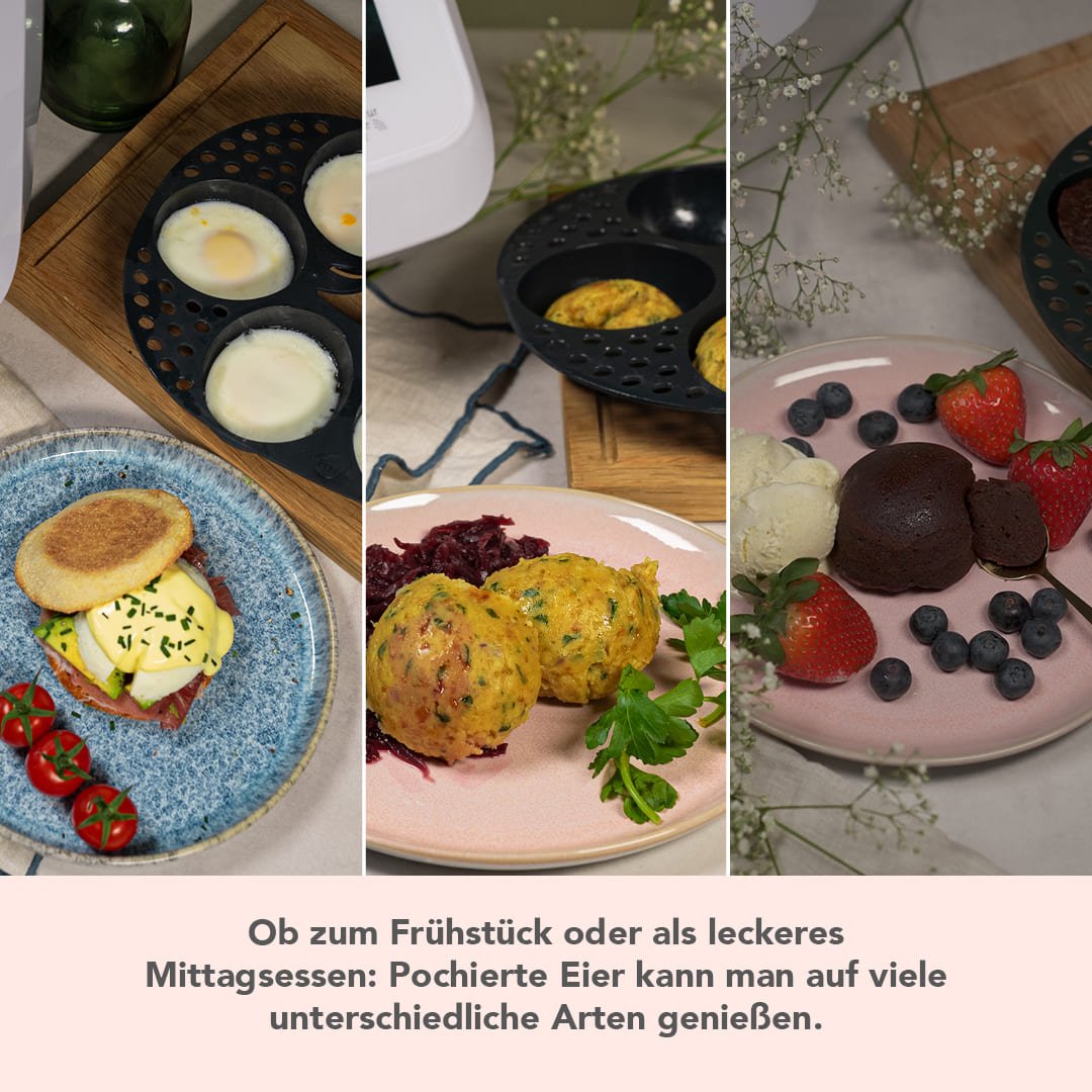 MixEgg® Eierpochiereinsatz für Monsieur Cuisine Smart, Trend, Connect