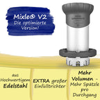mixle® Spätzleaufsatz aus Edelstahl für Monsieur Cuisine