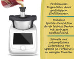 mixle® Spätzleaufsatz aus Edelstahl für Monsieur Cuisine