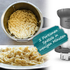 mixle® Spätzleaufsatz aus Edelstahl für Monsieur Cuisine