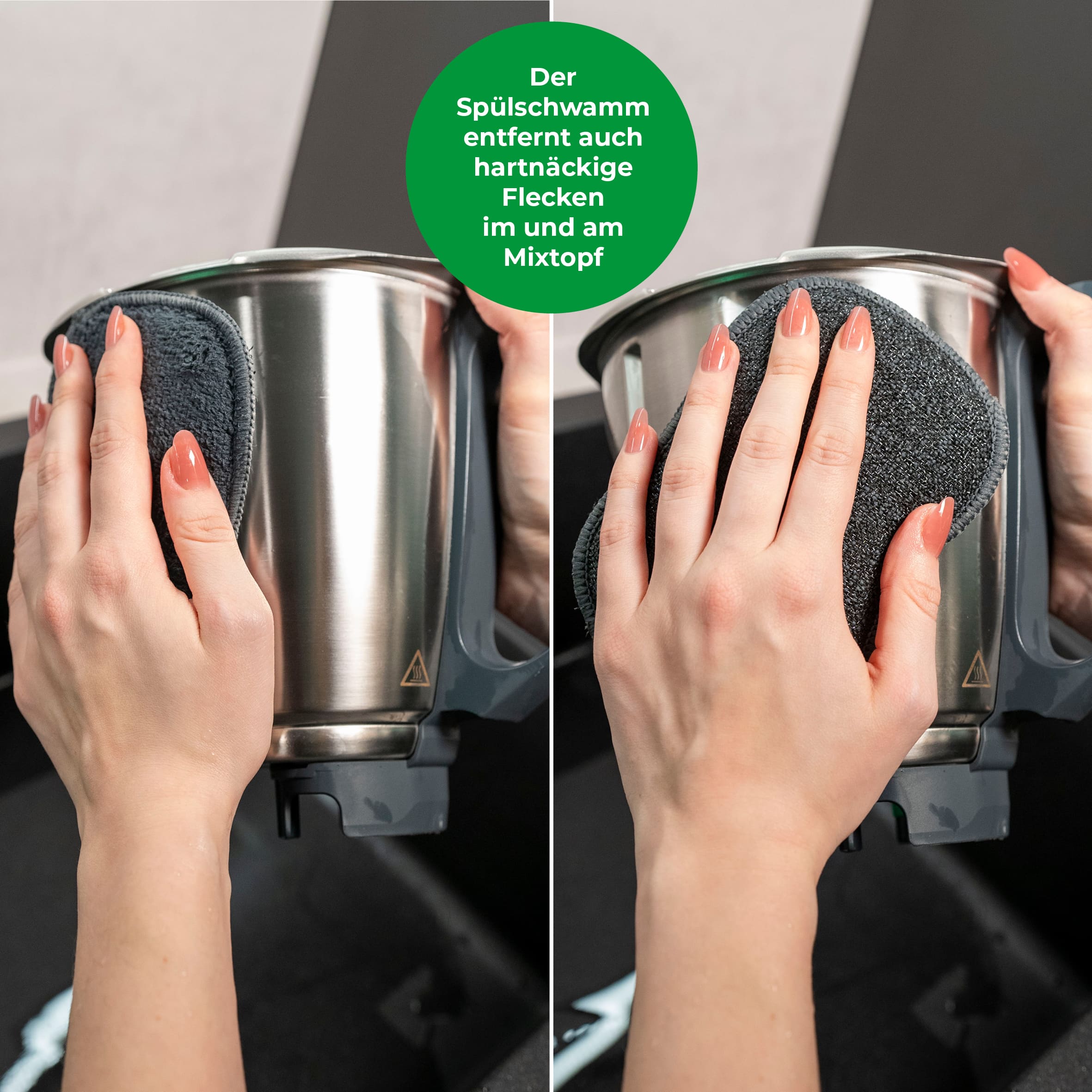 Reinigungstücher-Set aus Bambus & Mikrofaser 3-tlg.
