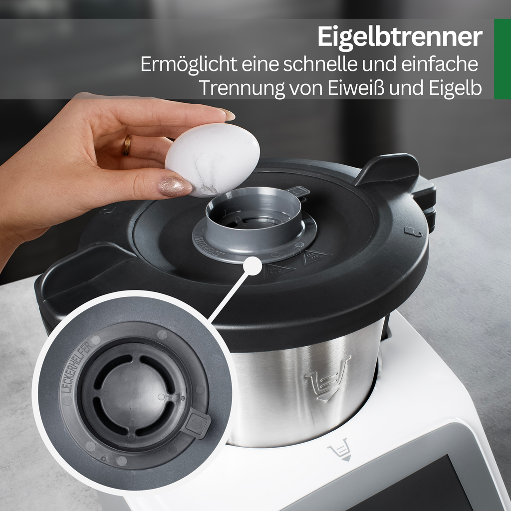 SplashPRO - Spritzschutz und Eigelbtrenner passend für den Monsieur Cuisine