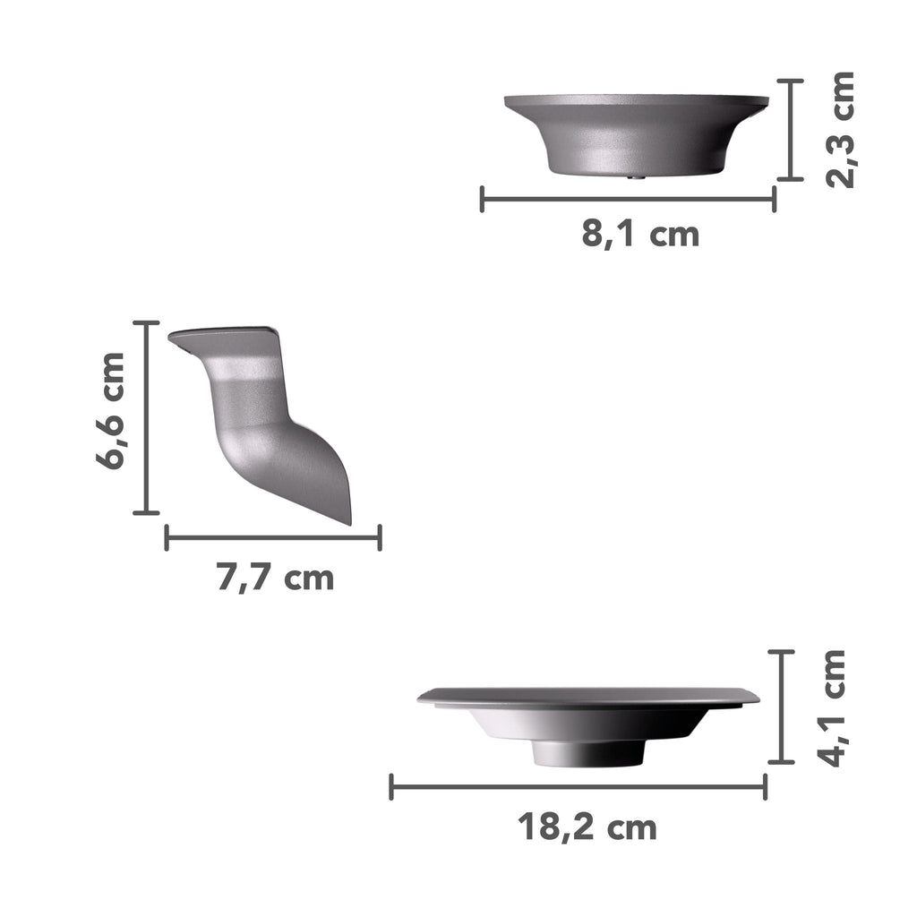 Trichtix® Multifunktionstrichter 3er-Set für Thermomix TM6, TM5