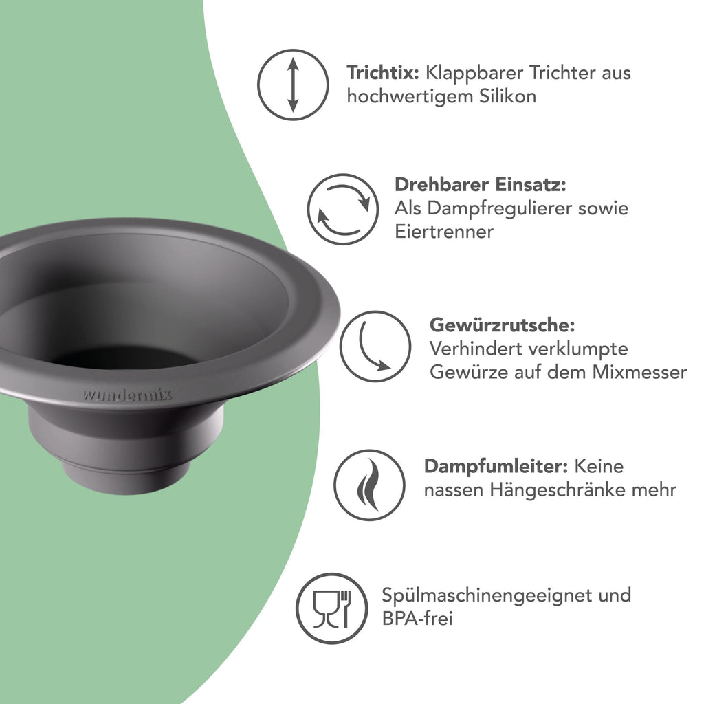 Trichtix® Multifunktionstrichter 4er-Set für Thermomix TM6, TM5