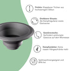 Trichtix® Multifunktionstrichter 4er-Set für Thermomix TM6, TM5