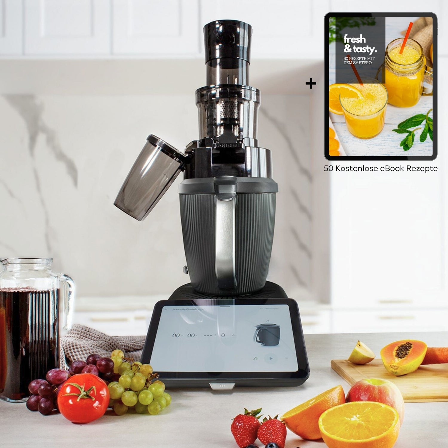 SaftPRO - wolnoobrotowa wyciskarka do soków odpowiednia do urządzeń Thermomix TM5 i TM6