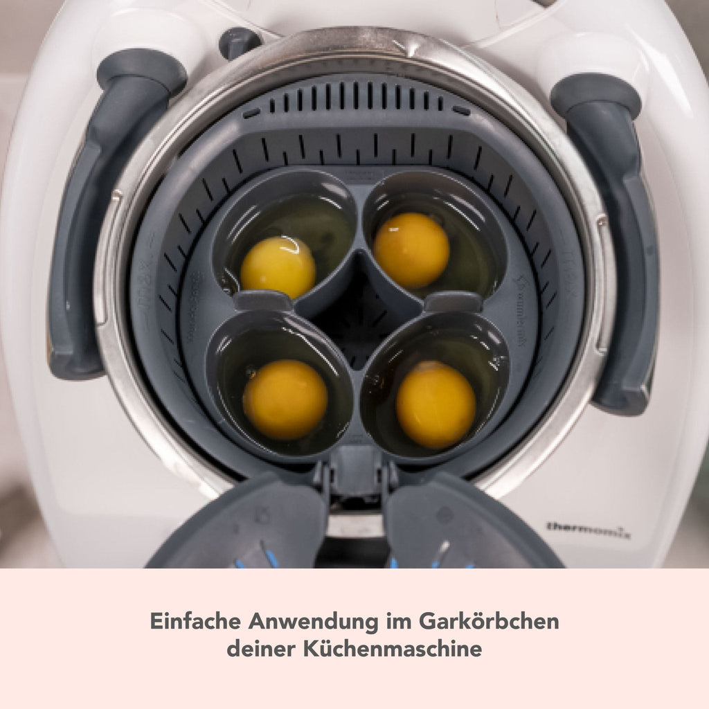 WunderPoach® for four | Pochiereinsatz für Thermomix, Monsieur Cuisine, Cookit - Wundermix GmbH