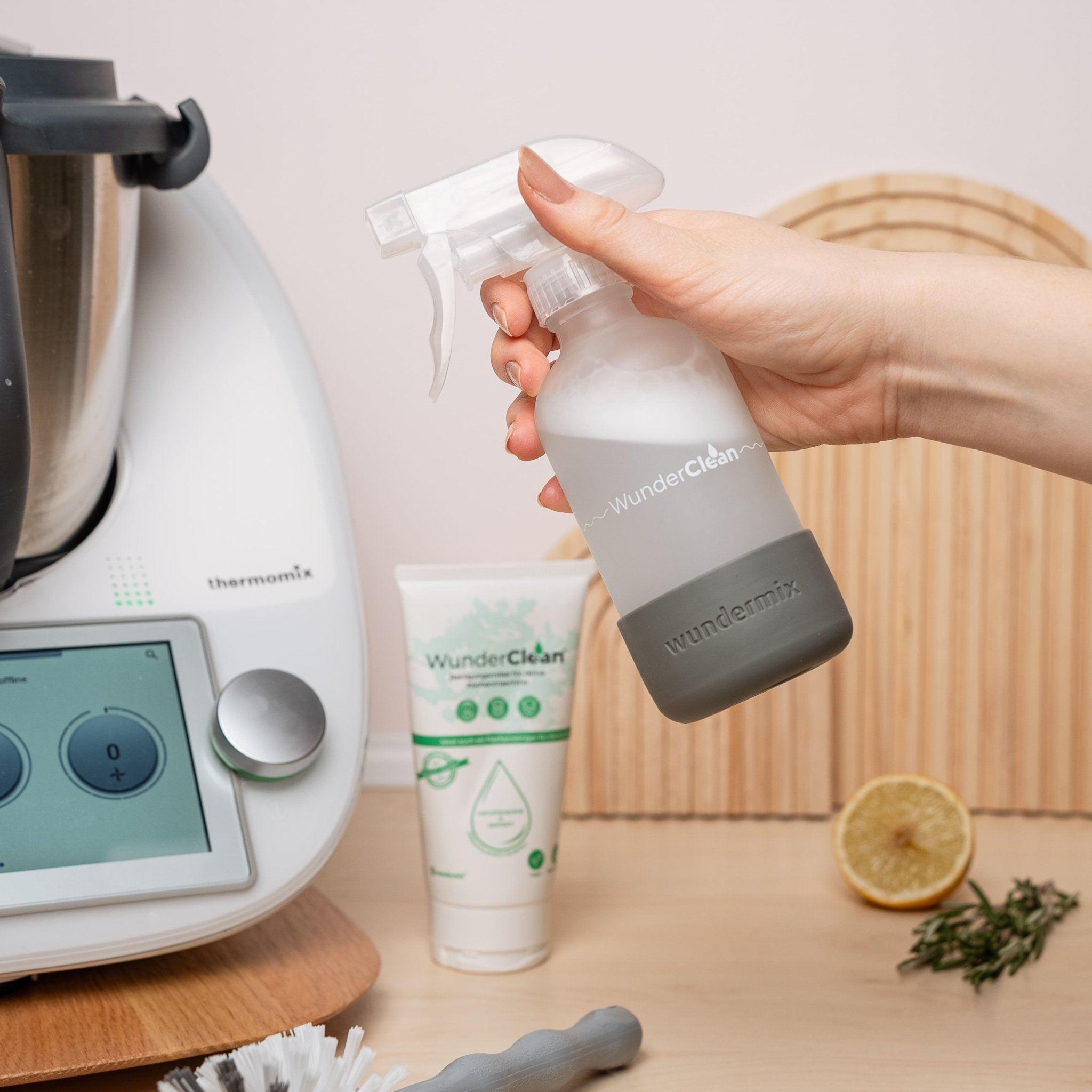 WunderClean Sprühflasche 240 ml mit Silikon-Bruchschutz