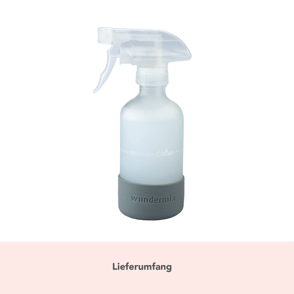 WunderClean Sprühflasche 240 ml mit Silikon-Bruchschutz