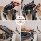 WunderClip® Pro Deckelhalter für Thermomix TM6, TM5