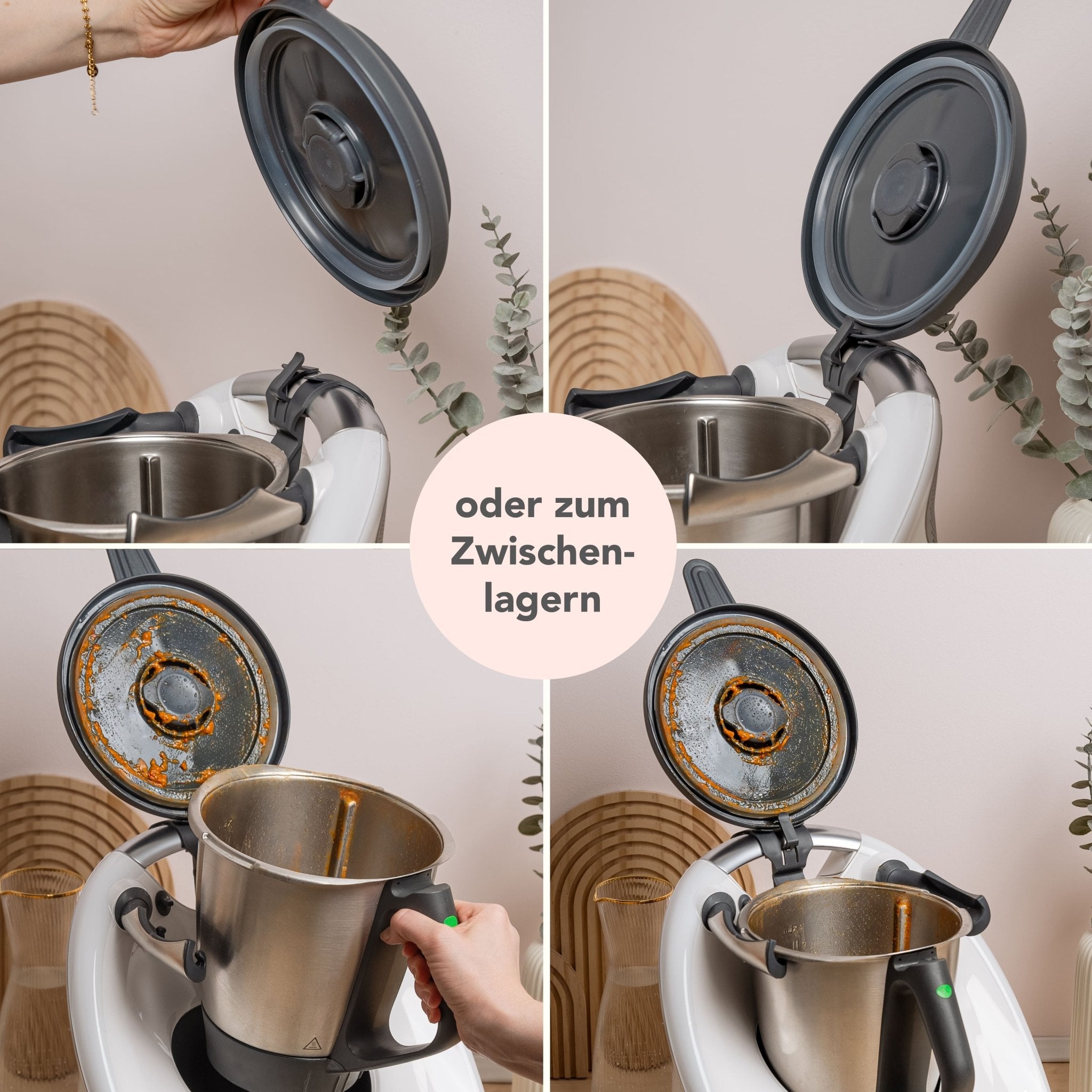 WunderClip® Pro Deckelhalter für Thermomix TM6, TM5