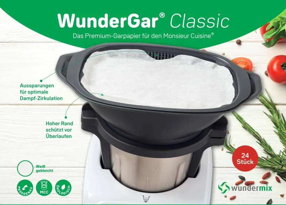 WunderGar® Dampfgarpapier für Monsieur Cuisine