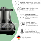 WunderScreen® Hybrid-Glas Displayschutz für Monsieur Cuisine