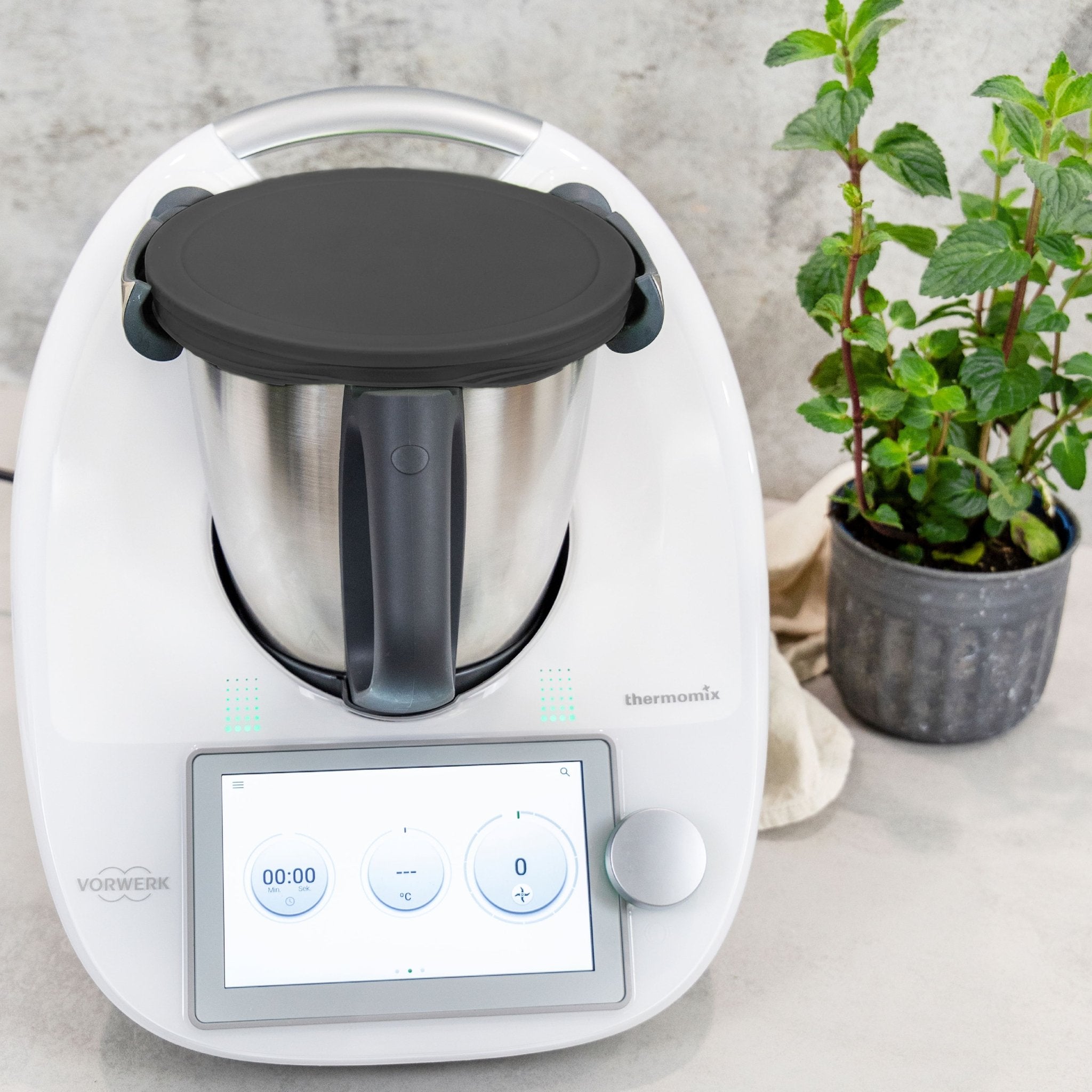 WunderLid® Silikondeckel für Thermomix-Mixtopf TM6, TM5, TM31
