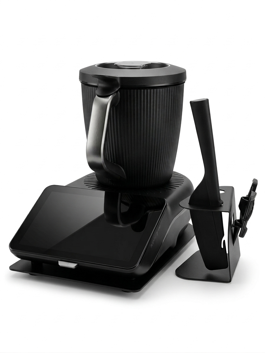Gleitbrett passend für den Thermomix TM7 in schwarz