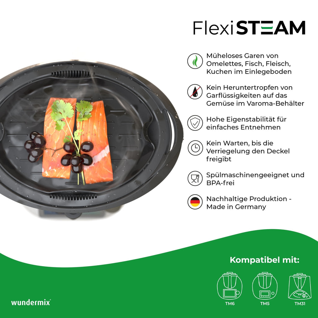 FlexiSteam® Silikon-Auflaufform für Varoma