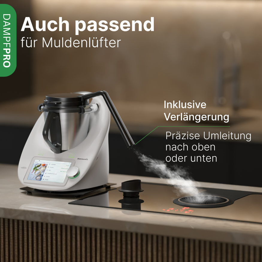 DampfPRO - Dampfumleiter passend für den Thermomix TM5 & TM6